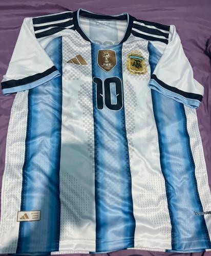 Camiseta Argentina Logo Bordado