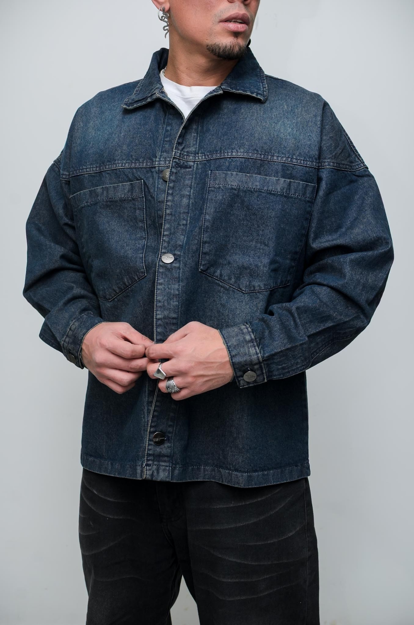 Campera Jeans Oversize - Imagen 3