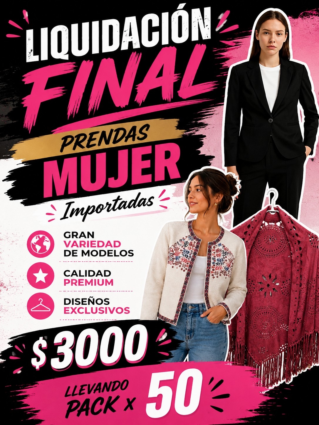 Liquidacion Prendas Dama Importadas - Imagen 1
