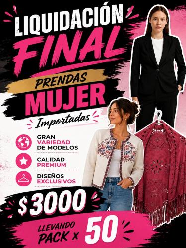 Liquidacion Prendas Dama Importadas