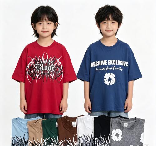 Remeras Niños Oversise