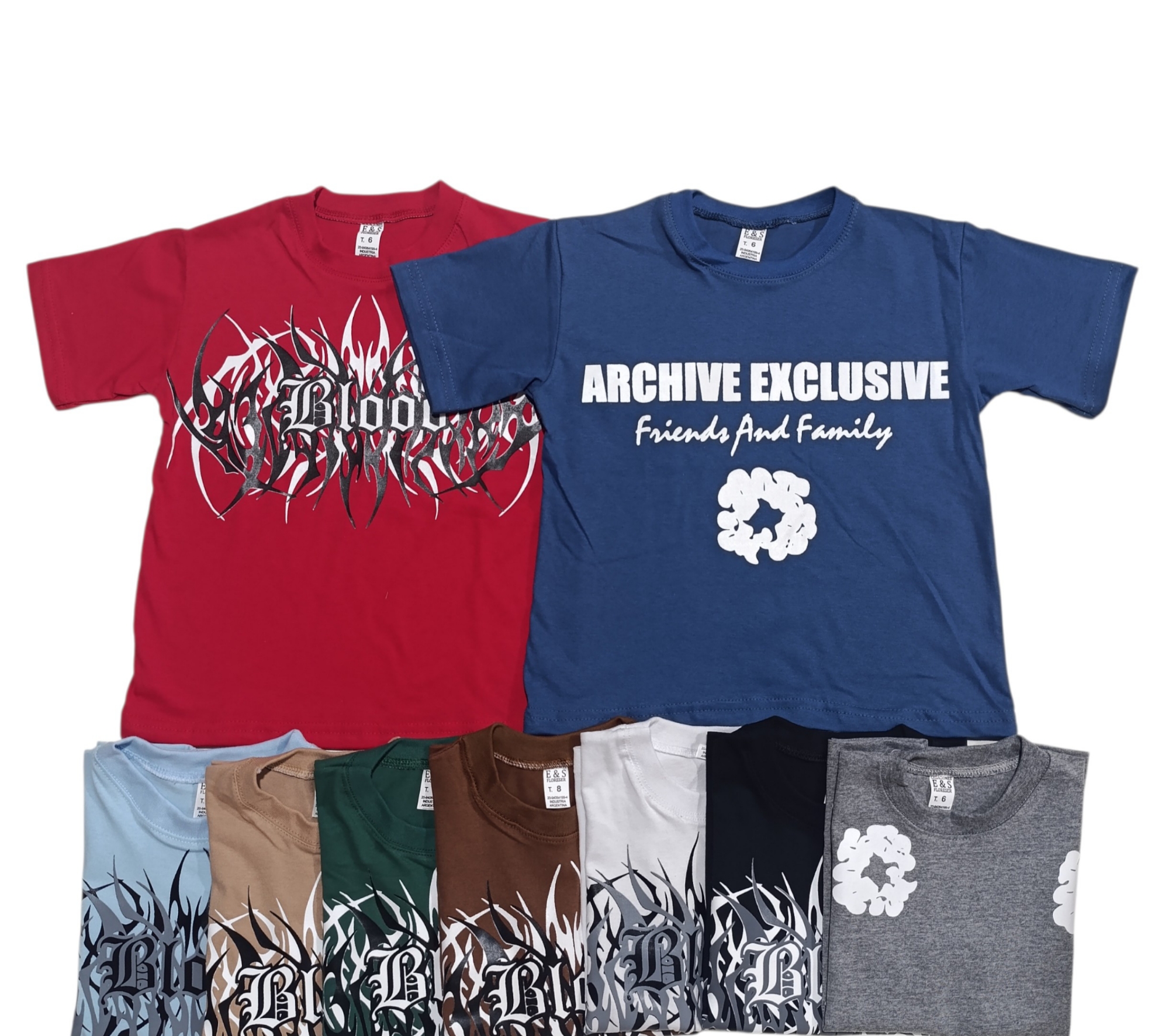 Remeras Niños Oversise - Imagen 2