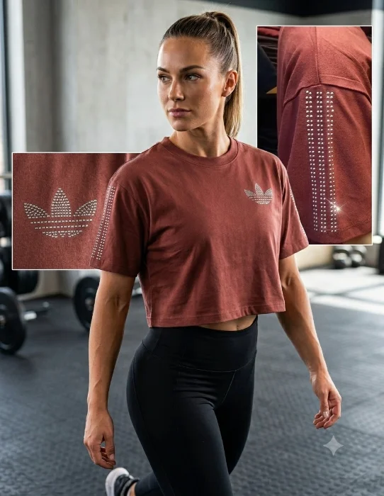 Pupera  Strass Brillos Remera