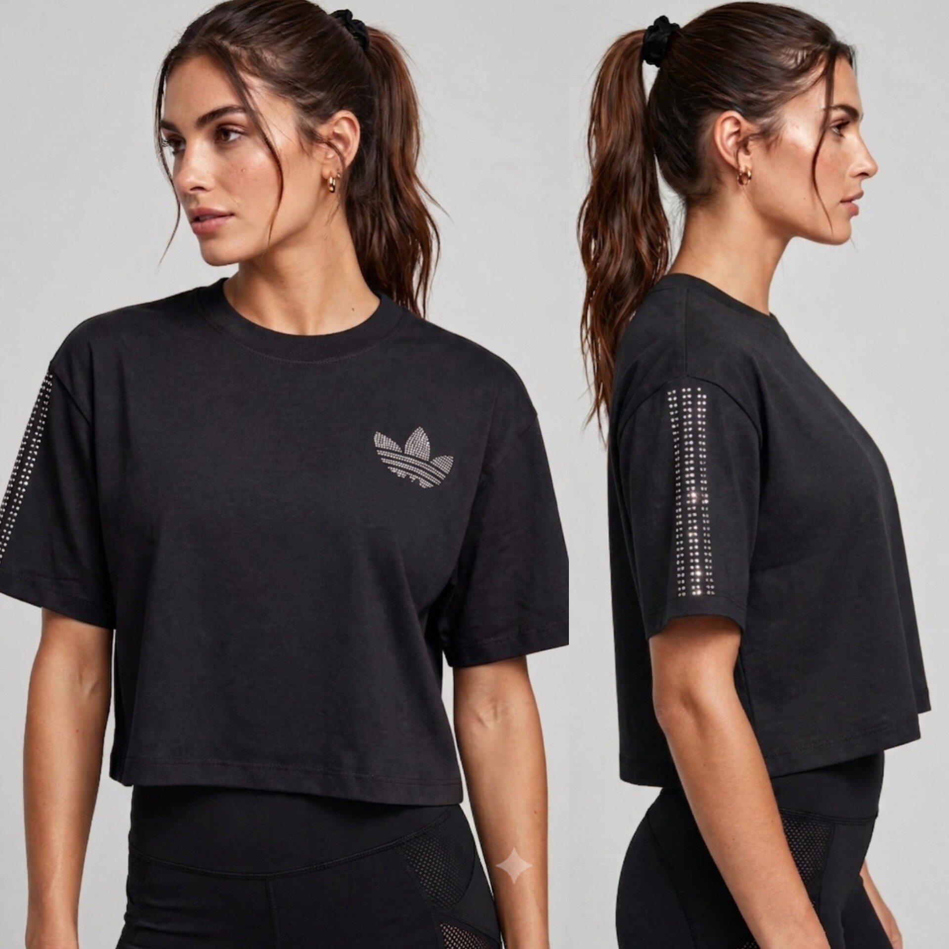 Pupera  Strass Brillos Remera - Imagen 2