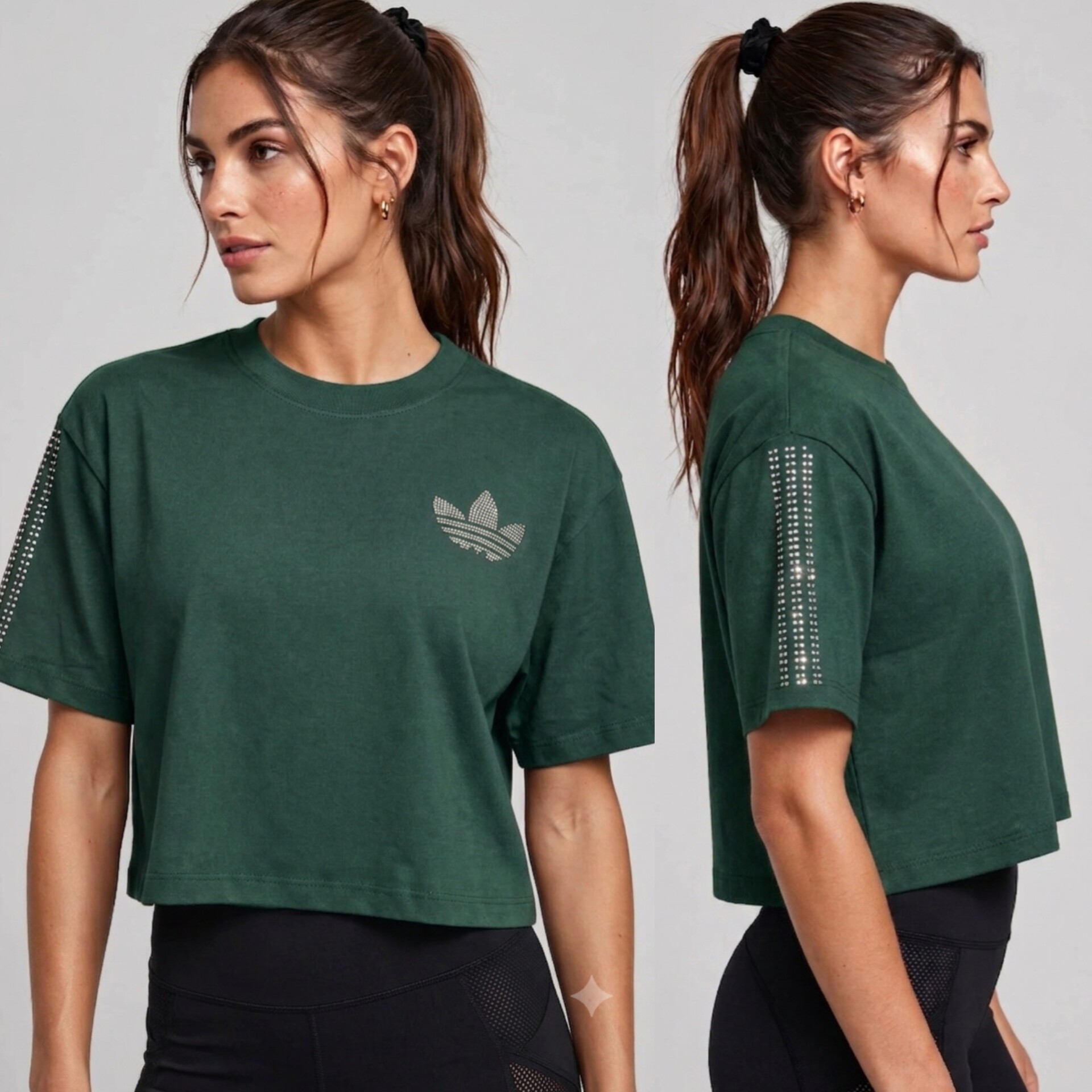 Pupera  Strass Brillos Remera - Imagen 3