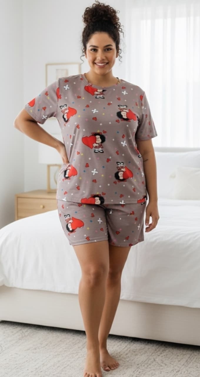 Piyama Especial para Dama Estampado - Imagen 2