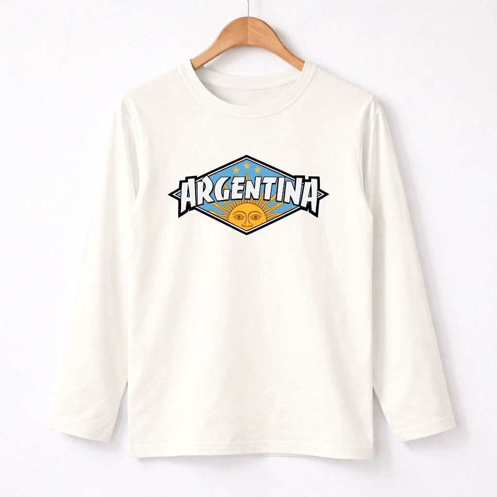 Unisex - Remera Manga Larga Argentina Trasher - Imagen 3