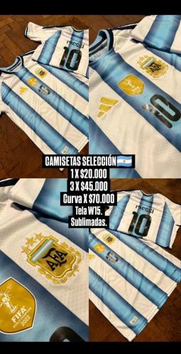 Remeras Argentina Sublimadas