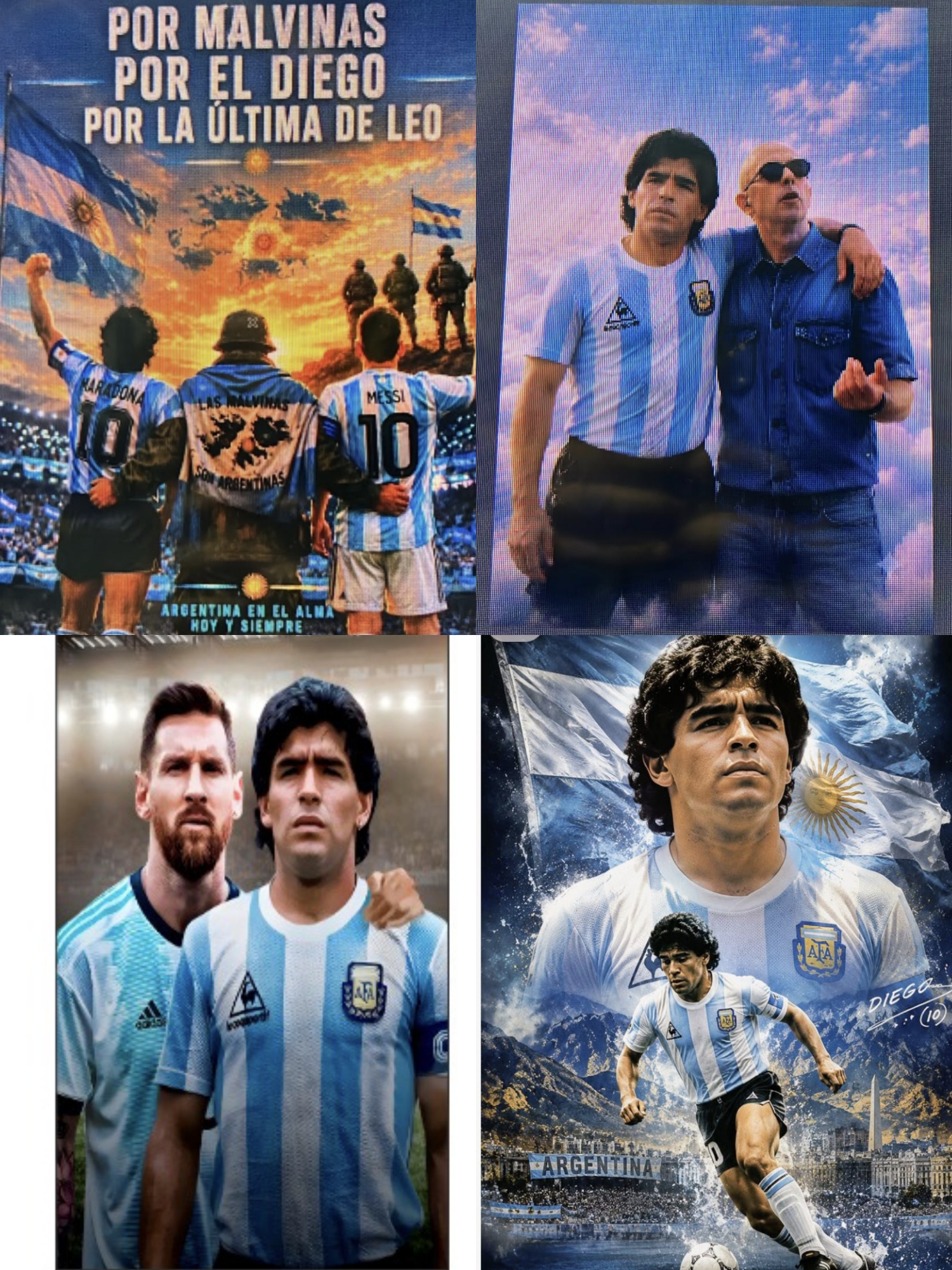 Banderas Argentina Grandes Motivos Variados - Imagen 2