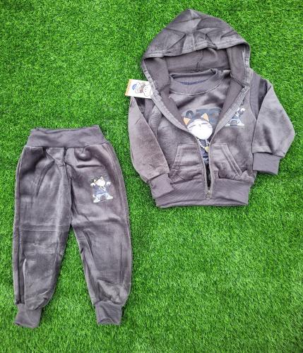 Conjunto 3pz Plush Bebe