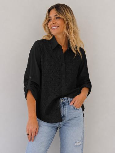 Camisa Broderie