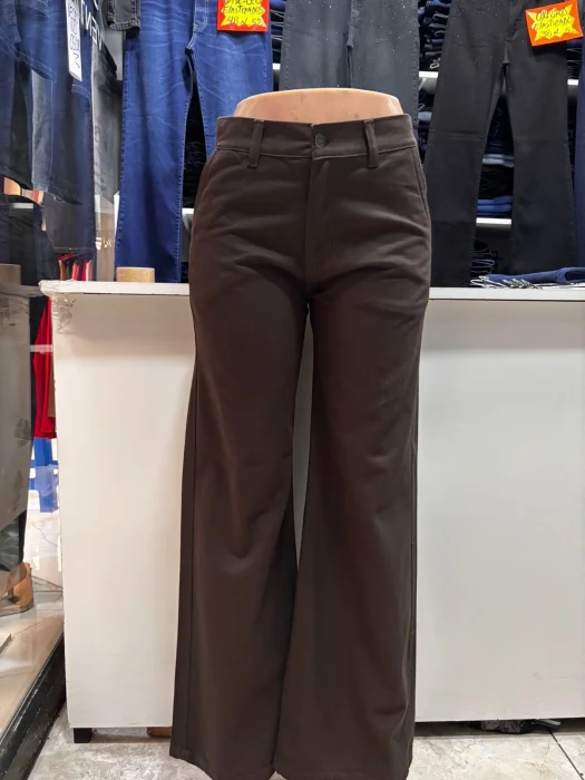 Wide Leg Chocolate Rígido