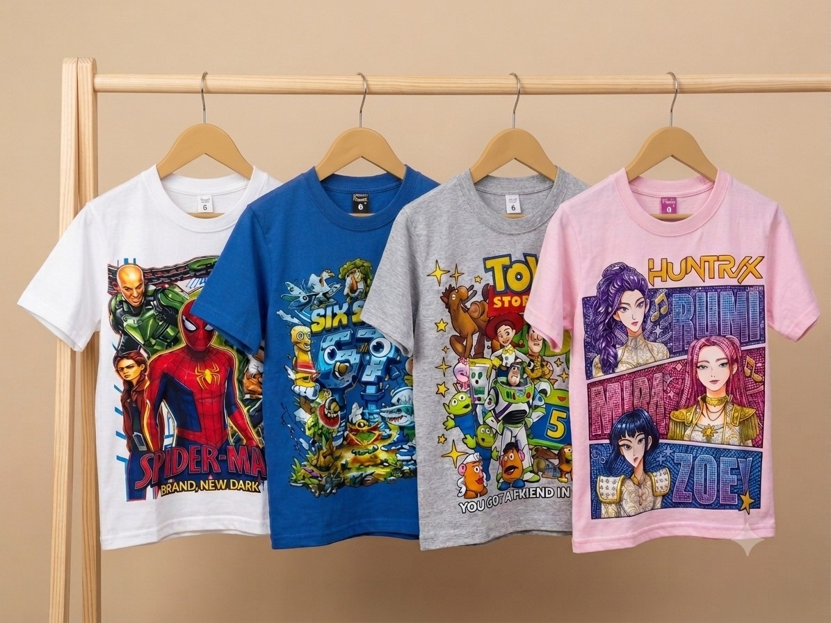 Remeras Personaje Manga Corta - Imagen 1