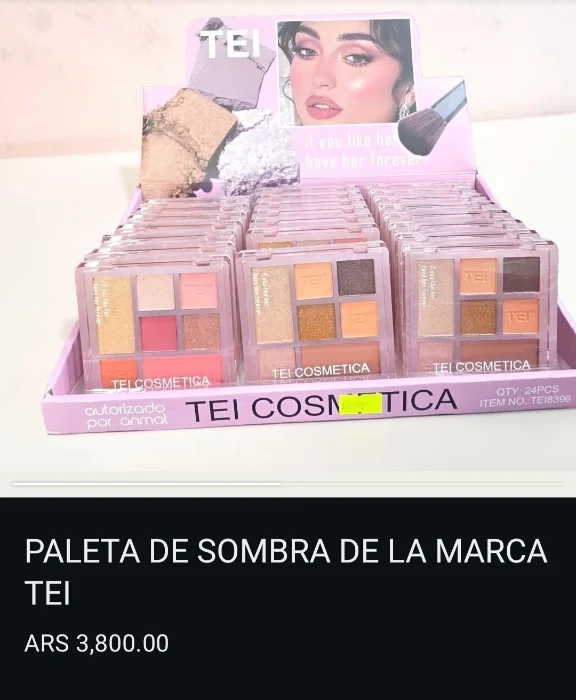Paleta de Sombras  Tei