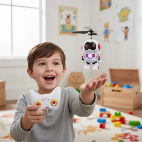 Robot Volador C/ Control Remoto Sensor - - Imagen 1