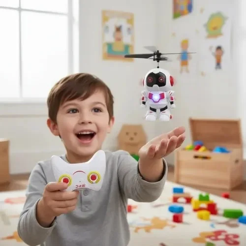 Robot Volador C/ Control Remoto Sensor -