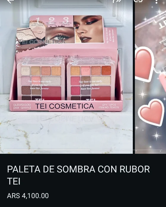 Paleta de Sombras Tei