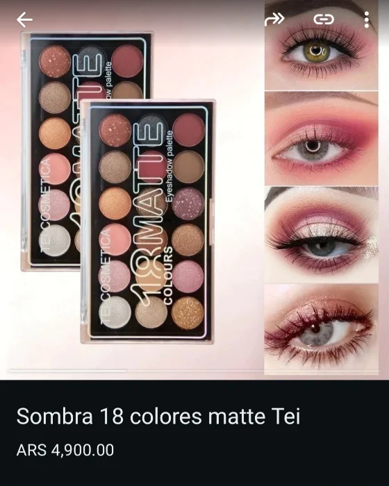 Paleta de Sombras Tei