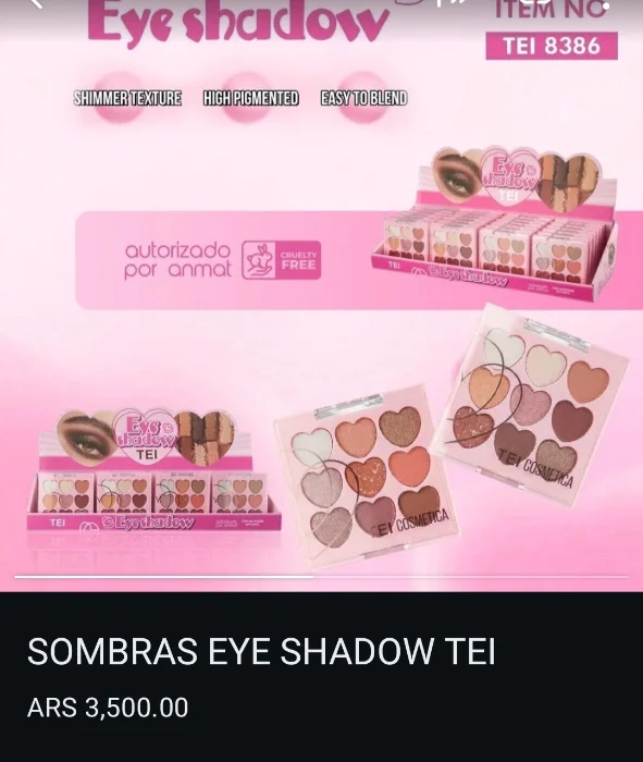 Paleta de Sombras