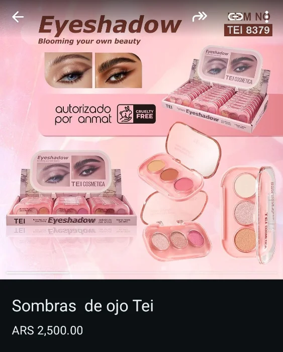 Paleta de Sombras