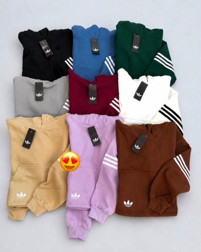 Buzo Crop Tres Tiras