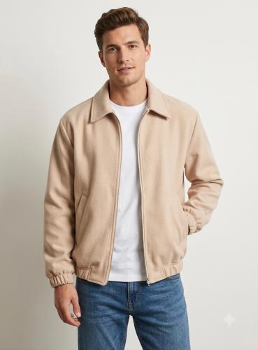 Campera Bomber Cazadora Chaqueta de Paño Velour Hombre