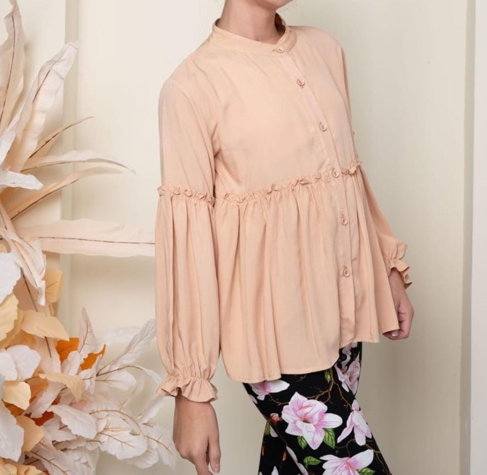 Camisa Frunce Poplin - Imagen 4