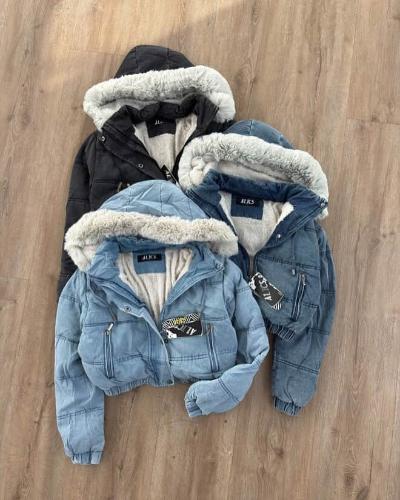 Campera Jean con Cordero Alics