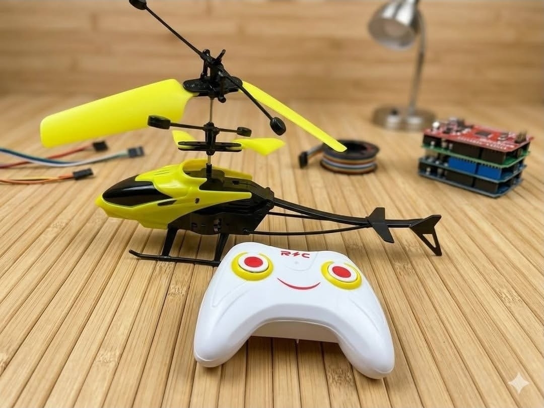 Helicoptero Volador C/ Luz Sensor - Imagen 3