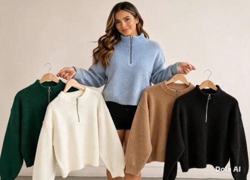 Sweater con Cierre