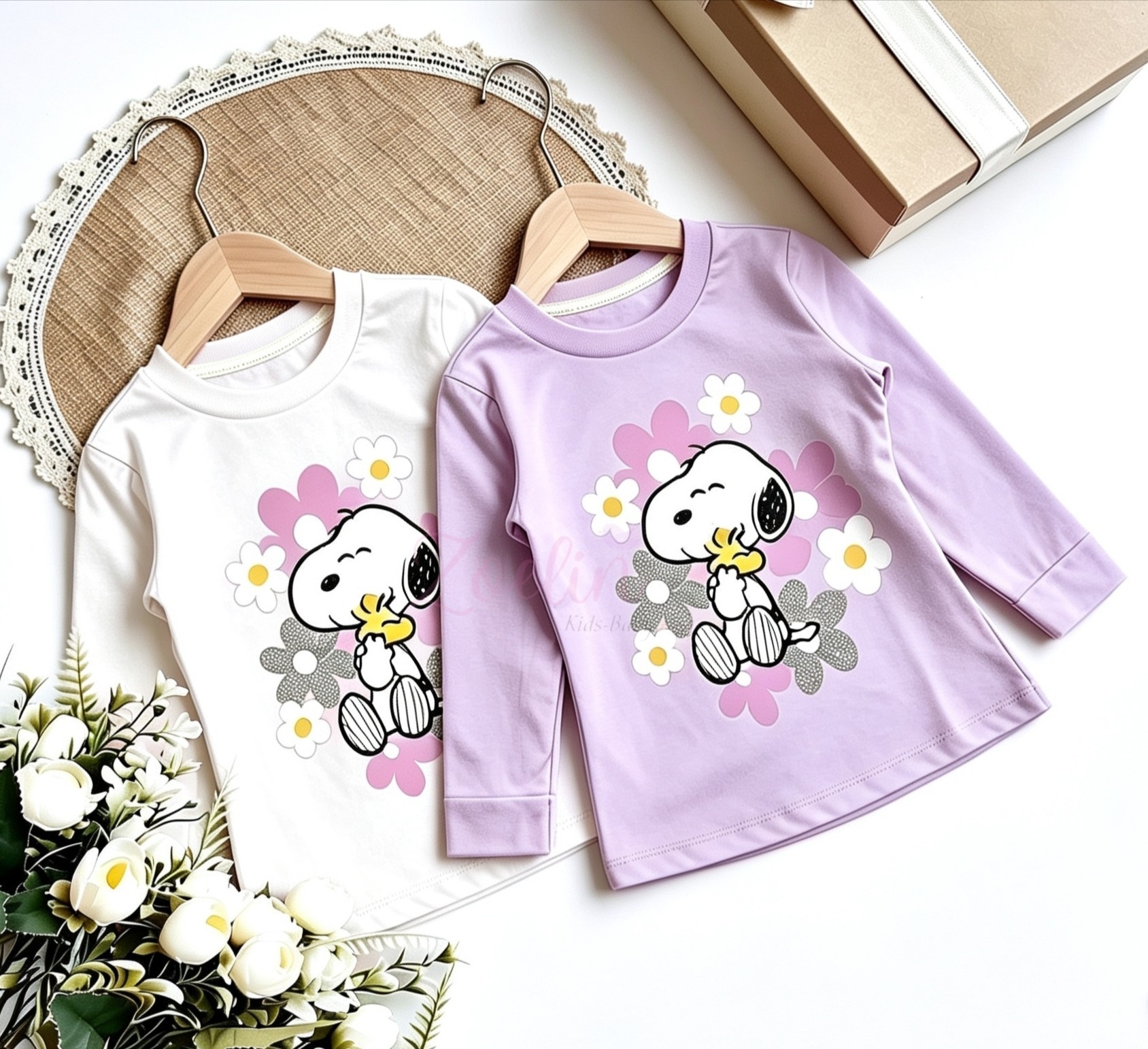 Camiseta Algodón Peinado Nena - Imagen 1