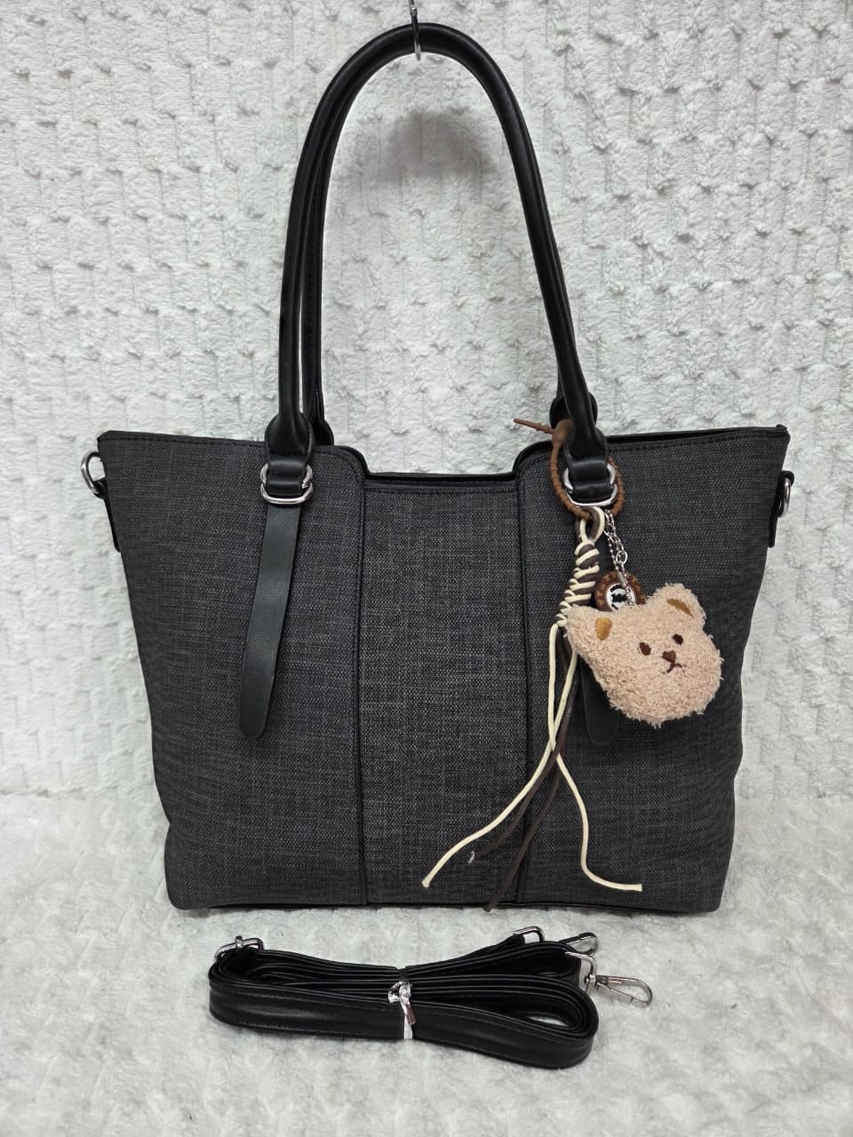 Cartera Grande de Cuero Pu - Imagen 4