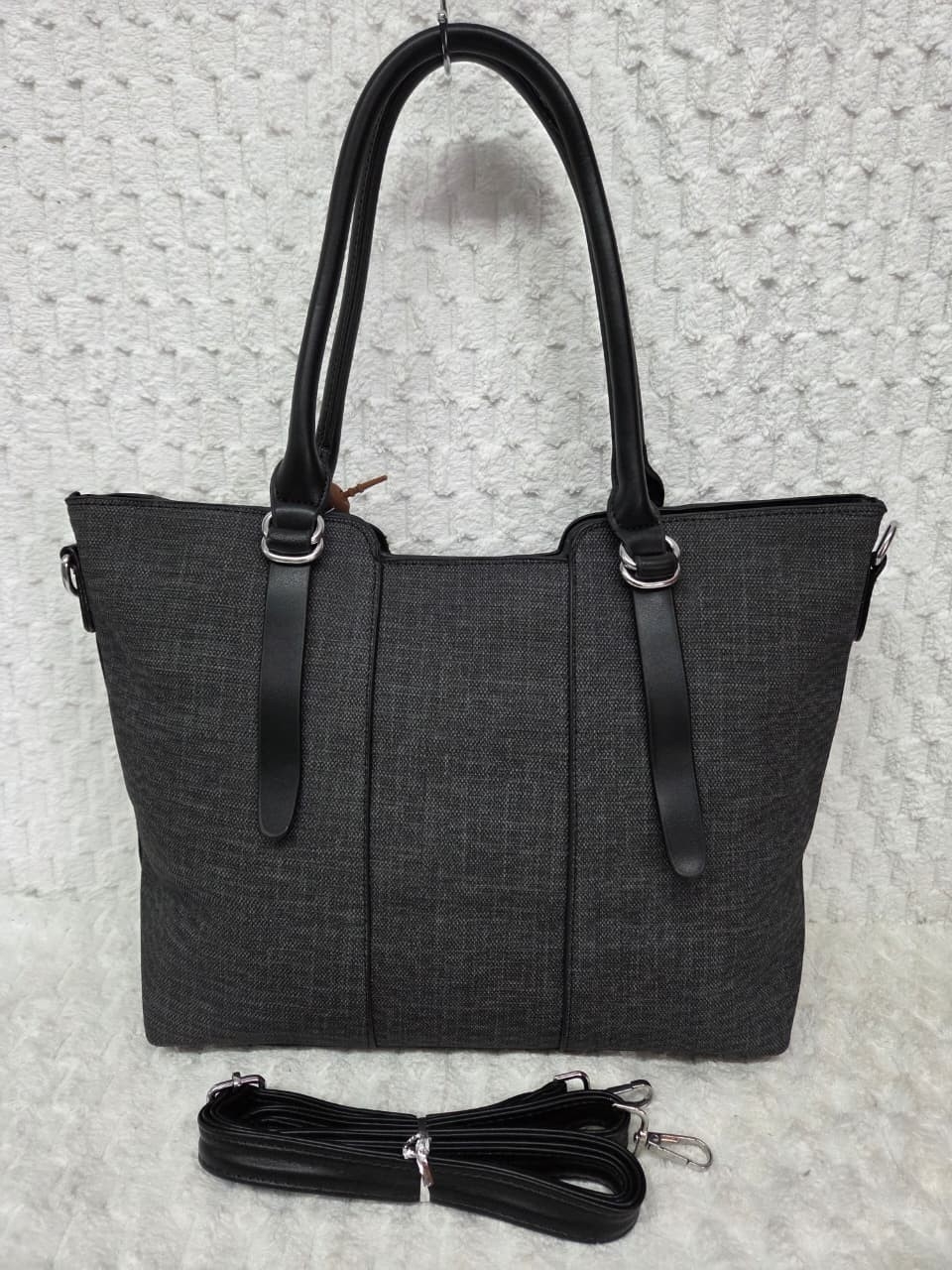 Cartera Grande de Cuero Pu - Imagen 6