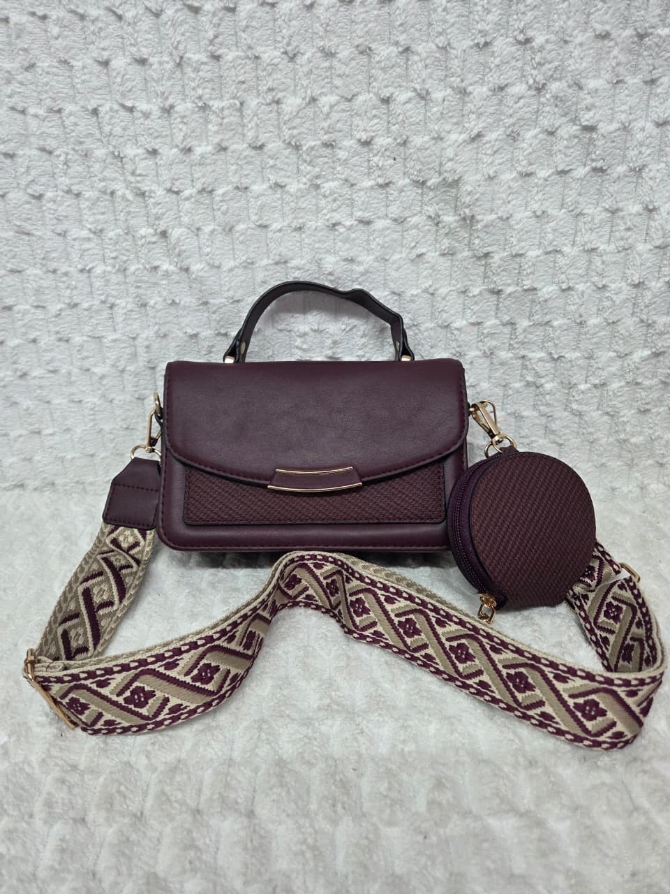 Morral de Cuero Pu Excelente Calidad - Imagen 2