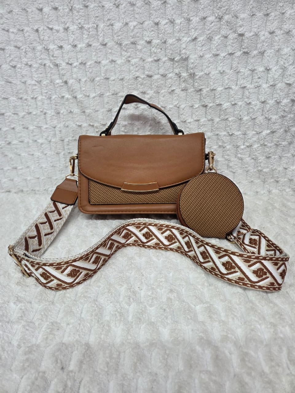 Morral de Cuero Pu Excelente Calidad - Imagen 3