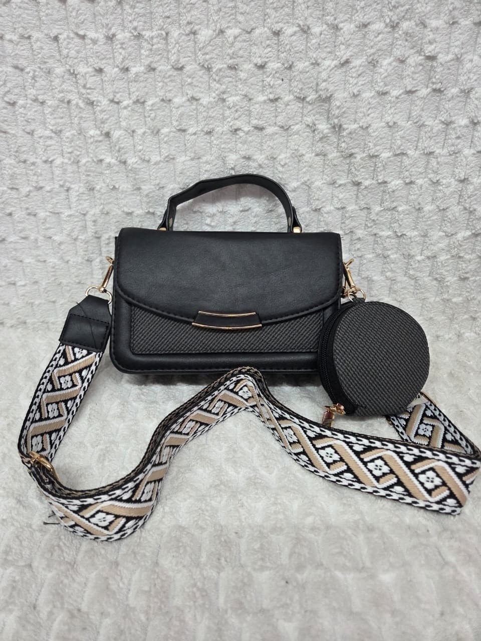 Morral de Cuero Pu Excelente Calidad - Imagen 7