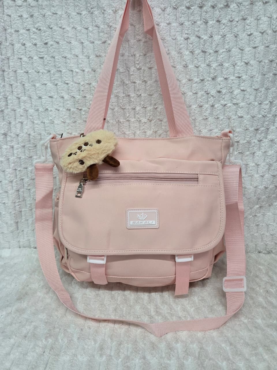 Bolso Morral Tela Impermeable - Imagen 2