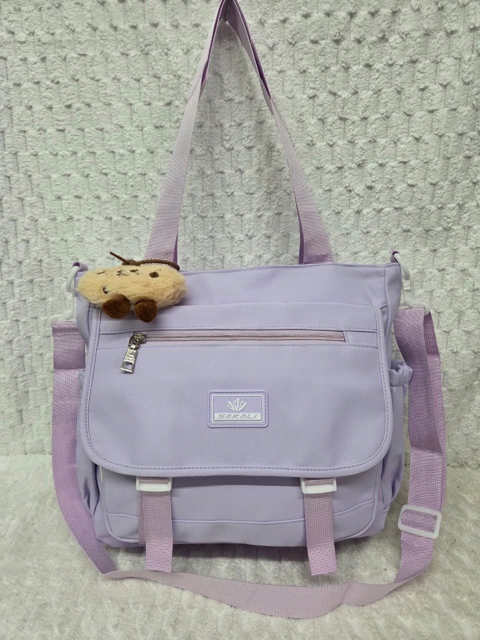 Bolso Morral Tela Impermeable - Imagen 3