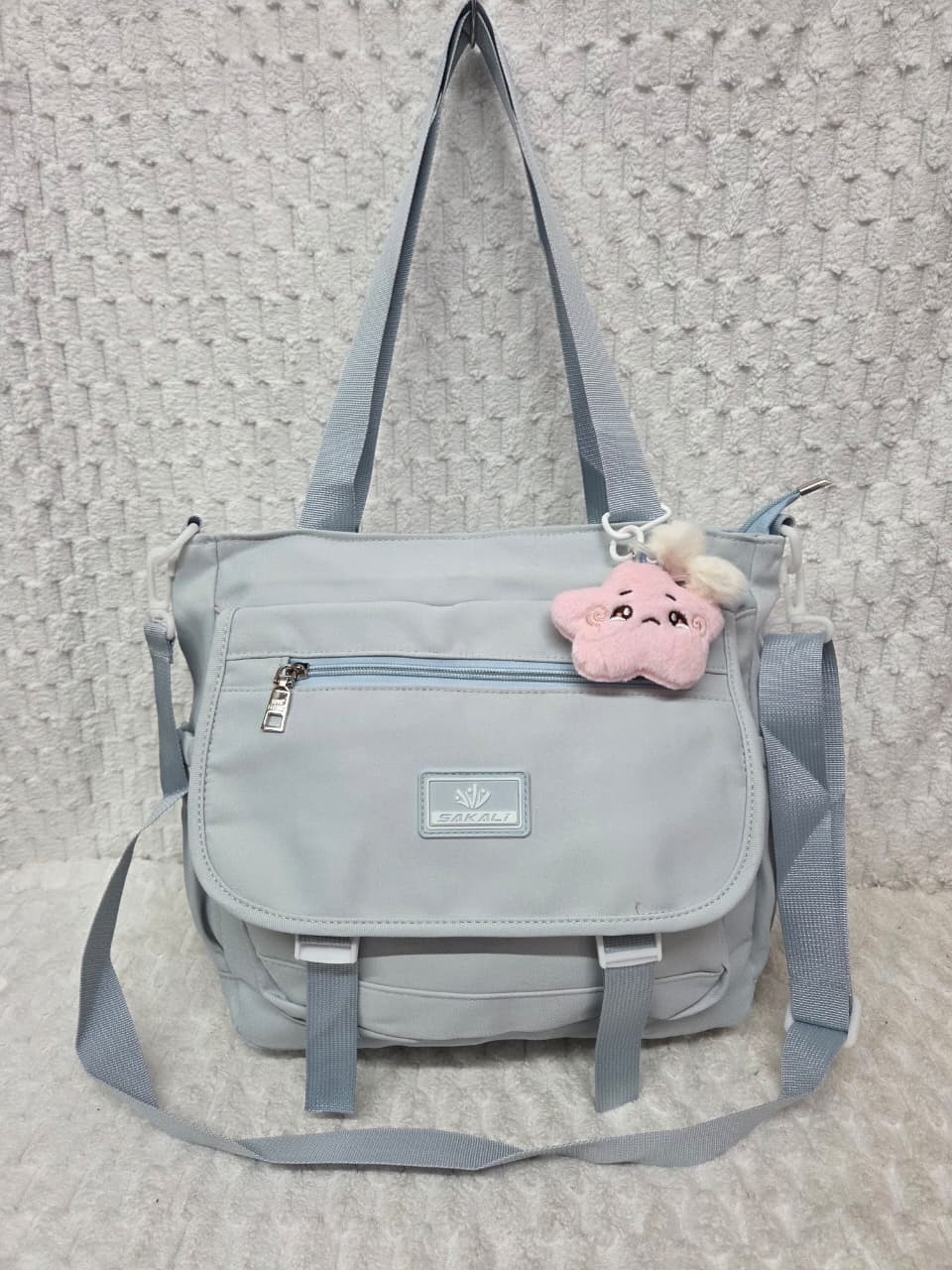 Bolso Morral Tela Impermeable - Imagen 5