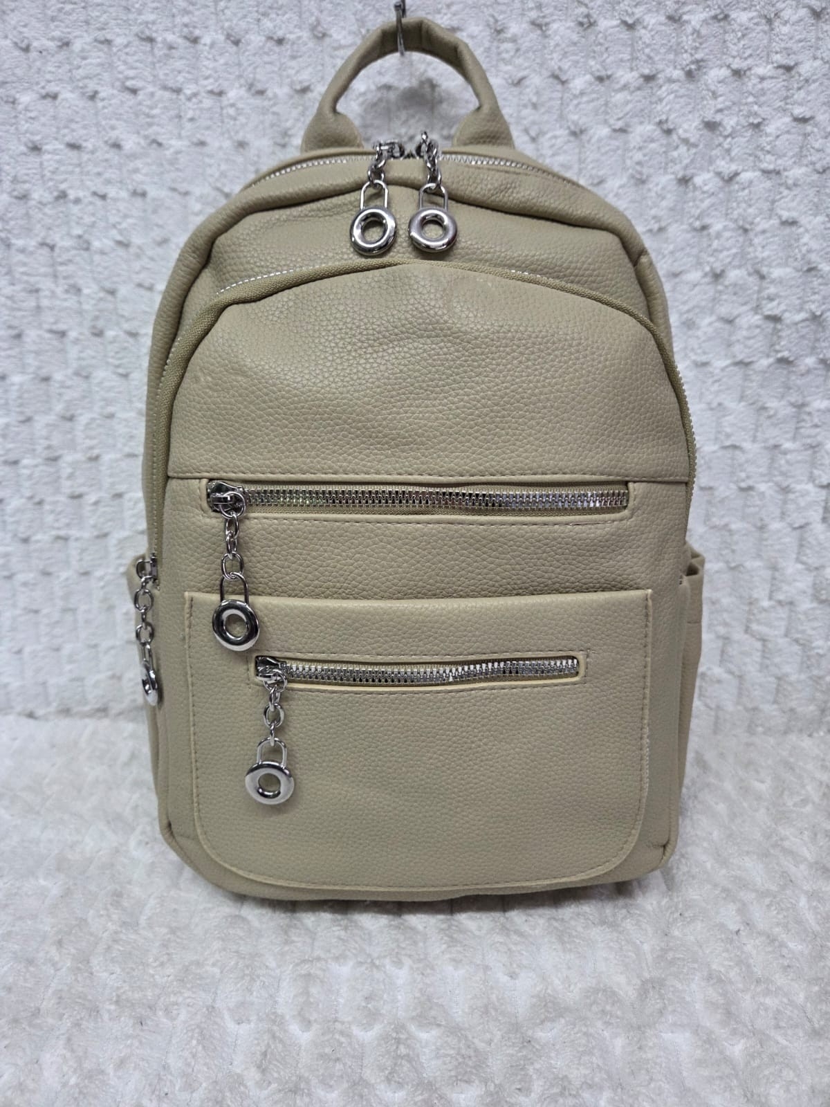 Mochila de Cuero Pu Excelente Calidad - Imagen 2