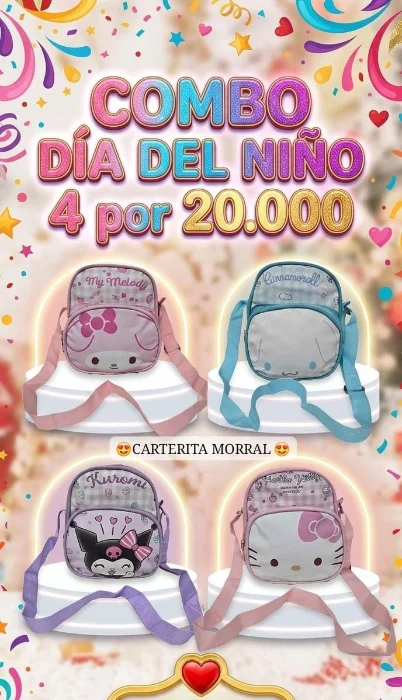 Combo Día del Niño Morral
