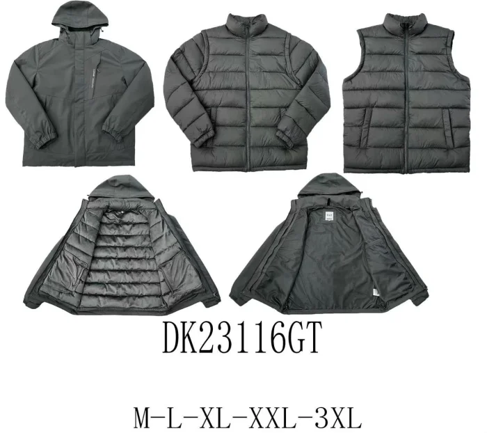 Campera 3 en 1  con Piel 16gt Elt