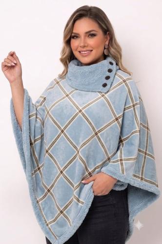 Ponchos Polar Piel