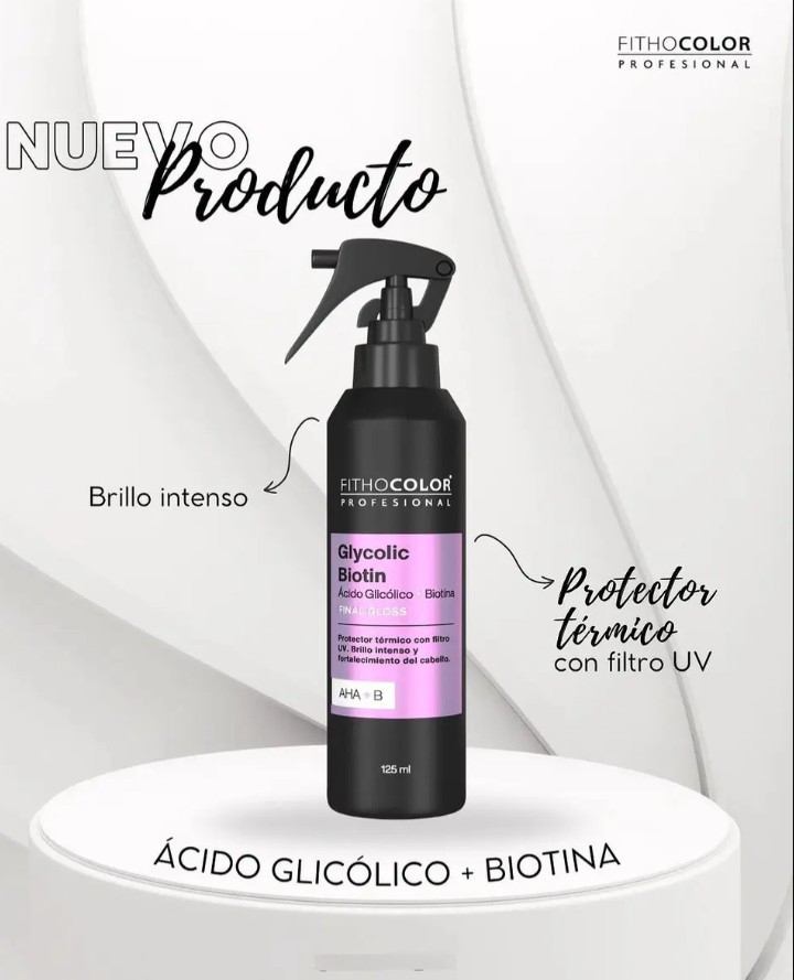 Fithocolor Protector Térmico con Biotina y Ácido Glicólico X 125 Ml - Imagen 4