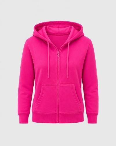 Campera de Dama Algodón Frizado Penado - Miniatura 2