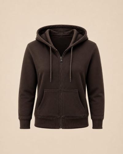 Campera de Dama Algodón Frizado Penado - Miniatura 3