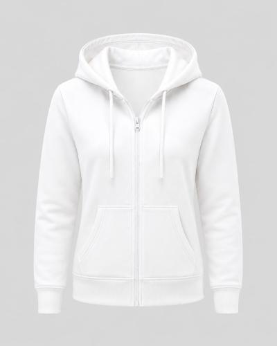 Campera de Dama Algodón Frizado Penado - Miniatura 4