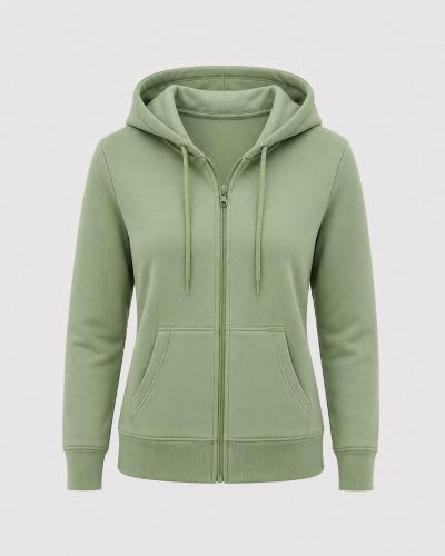 Campera de Dama Algodón Frizado Penado - Miniatura 7
