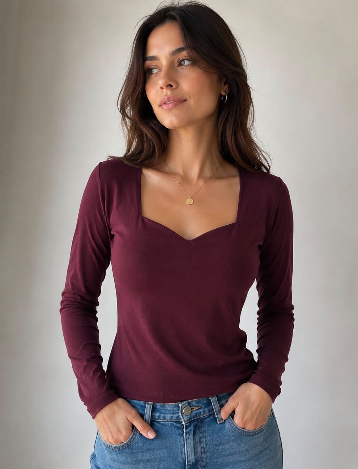 Remera Escote Corazón - Imagen 1