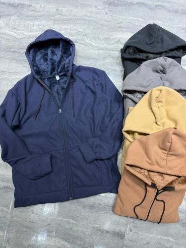 Campera Wafle con Piel. Talle Especial!